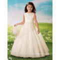 Latest Children Wedding bridesmide dresses Frocks Birthday Lace A Line Long Flower Girl Dresses Pattern Kids Party LF17
